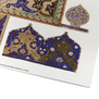 A close up of the corner of this print shows its painterly detail